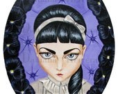 From Original Painting Victorian Spooky Fine Art Print "Charlotte"