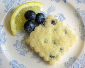 Celebrate Summer - Lemon Blueberry Shortbread Cookies - 1 Dozen