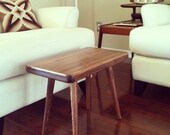 Mid Century Inspired Ottoman Stool / Side Table