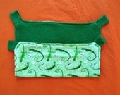 Rat/Sugar Glider/Ferret Hammock Large Flat Hammock - "Lizards"