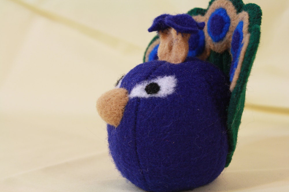 roly poly peacock doll