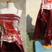 Custom Made Bloody Bridesmaid Prom Queen Zombie Dress Formal Gown OOAK size 8 or M