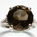 Reserved for M.R. Smokey quartz high profile sterling silver cocktail ring s7, gifts for her, fine jewelry, birthday, "Girls Night Out"