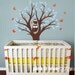 Nursery Wall Decals, Owls Tree Decal,  Free Butterflies - Kids Wall Decal, Sticker, Wall decor