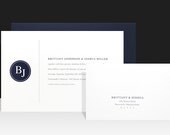 Monogram Wedding Invitations - Modern & Classic Wedding