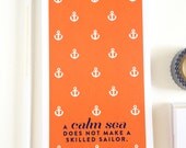 Signature Anchor Print Notepad