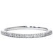 Diamond .15CT Petite Stackable Wedding Ring 14K White Gold Size 4-9