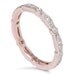 3/4CT Stackable Diamond Eternity Ring 14 KT Rose Gold Womens Wedding Anniversary Band