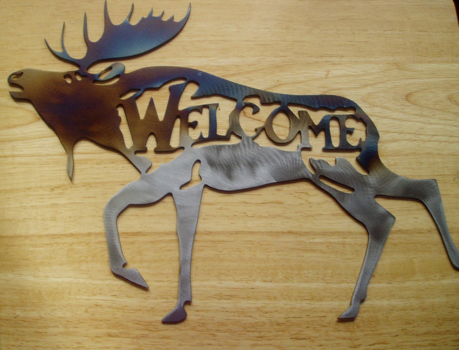 Moose Welcome Sign