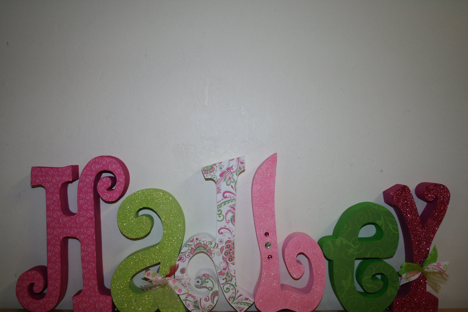 Baby name letters wood letters girl nursery letters childrens room decor custom wood letters hand painted nursery decor baby gift
