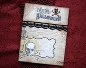 Gothic Halloween Greeting Card - Everyday is Halloween - Skull & Crossbones