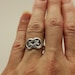 Hand Forged, Vintage, Sterling Silver, Vintage Celtic Ring, UK L