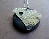 South Carolina State Necklace (sterling silver)