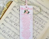 Bookmarks Religious Christian Handmade Bookmarks Richly Blessed One Pink Rose