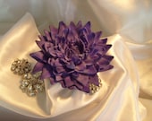 Sugar Gumpaste Romantic Edible 4" Purple Dahlia Cake Topper or Decoration