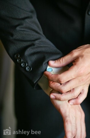 Custom Cufflinks - Groomsmen Gift / Best Man Gift / Father of the Bride Gift