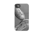 iPhone 4 Case Shoes Youth Awkward Emo Converse Wallflower Shy Fall Autumn iPhone 4/4s Hard Case Gift Idea Him Her