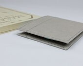 Men's Wallet made from Washable Kraft Paper in Gray