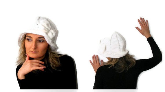 hand crocheted hat, women accessories, white,crochet hat, women hat, women beanie, fashion accessory, winter trends, for her, gifts idea