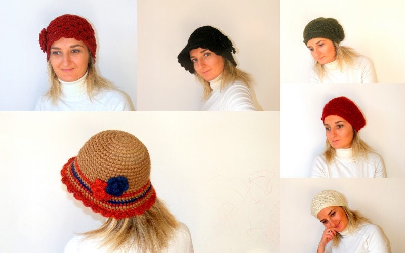 hand-crocheted hat, beige hat ,women crochet hat ,fashion accessories ,winter trend ,for her, 2013 trends
