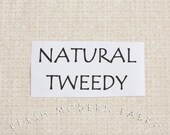 Half Yard Tweedy Fabric in Natural, P&B Textiles, 100% Cotton Fabric