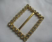 VINTAGE RHINESTONE BUCKLE