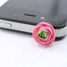 Iphone Plug - Phone Charm, Floral Earphone Plug - iphone  Accessories, Smart phone Accessories, iPhone 5 4 4s ,iPad ,Samsung galaxy s2 s3