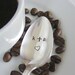 Love coffee spoon with heart stamp