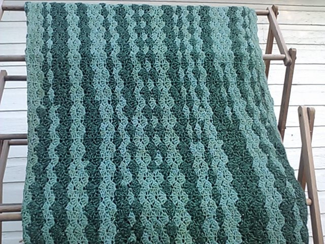 HuGe ALPACA crocheted afghan ON SALE