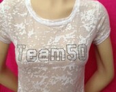 Fifty Shades of Grey inspired rhinestone shirt