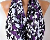 Infinity Scarf Shawl Circle Scarf  Loop  Scarf Gift -fatwoman - LOVE - Heart