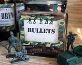 Army Men Party Labels - DIY PRINTABLE FILE - Boys Birthday Party Il_170x135