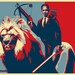 Obama Riding a Lion Poster 24x36" EPIC SIZE