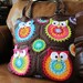 CROCHET PATTERN - Owl Tote'em - a CoLorFuL owl tote - Instant PDF Download