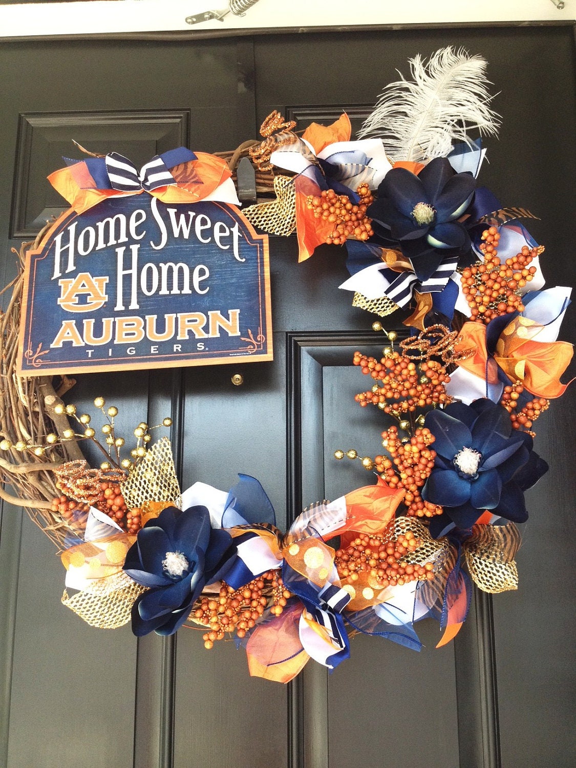 Auburn Tigers....24" Grapevine Wreath