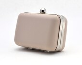 The Vivien Minaudiere in Bone leather