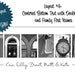 CUSTOM Alphabet Photography Last Name - Modern 10x26 Frame, Personalized Letter Art