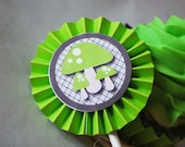 Halloween Eerie Haunted Forest Mushroom Cupcake Toppers In Your Choice of Color Qty 12 By Your Little Cupcake