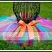 Rooty-Tooty Tutu, Customize Tutu Size, Great for Girls 1st 2nd Birthdays Photos Dress up