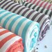 NATURAL Cotton Turkish Towel, Peshtemal, Bath and beauty, beach towel, hammam towel, bath towel, picnic towel, Spa Towel, Gray, Grey Striped