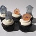 EXCLUSIVE - 12 Edible Tombstones - Edible Paper - Halloween Wedding - Dia de los Muertos