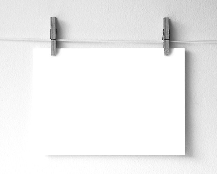 Unusual photo New page hanging on wall Photo 8x10" (20x25cm) Minimalist wall art White decor - peraboom