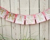 Custom Glitter Thanks Wedding Banner- Pink & Gold Sign Il_170x135