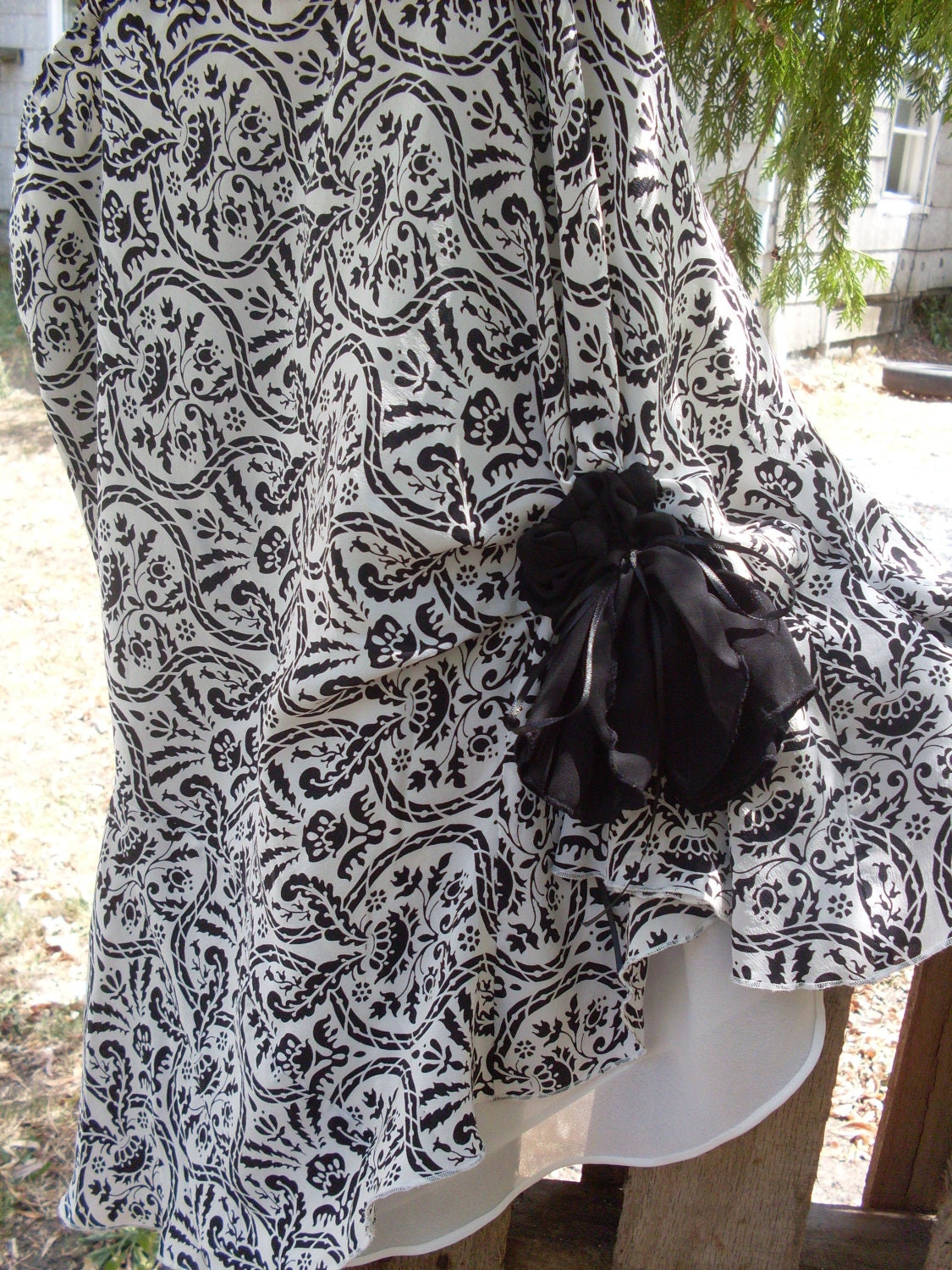 Gypsy boho Shabby chic skirt cottage chic, country girl, french chic