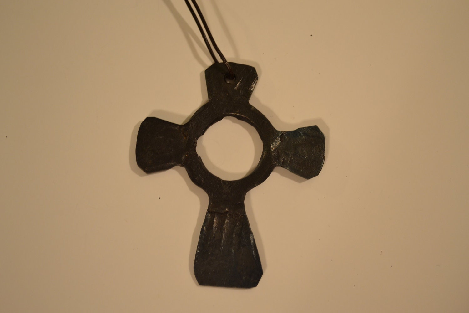 Hand Forged Celtic Cross Necklace