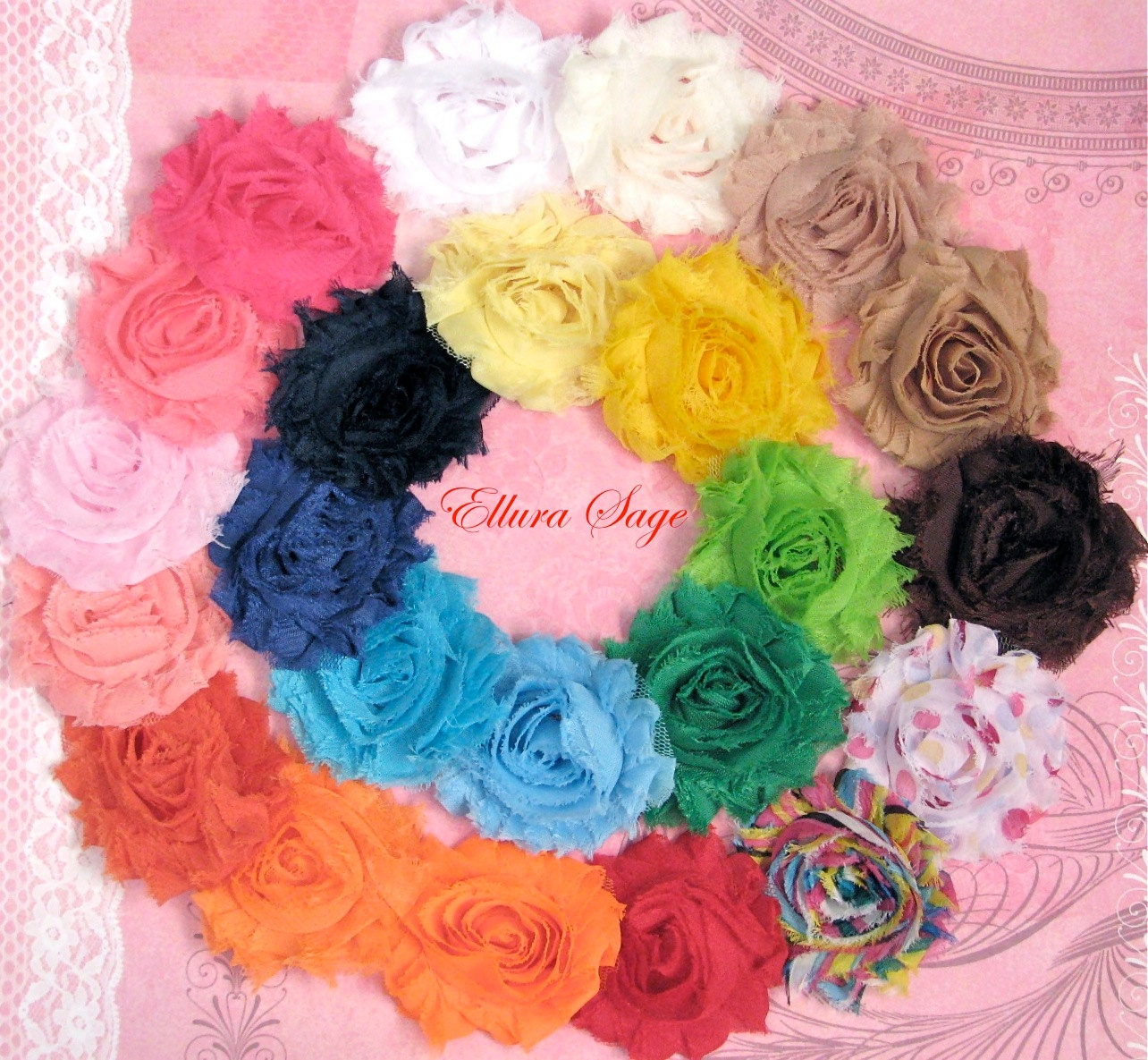 PICK 5 YOU CHOOSE Shabby Chic Skinny Headbands, Baby Headbands, Newborn Headbands,  Photo Props, Toddler Headbands, Flower Girl Headbands