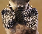 FREE SHIPPING / BowWow Bow Tie: hand knit dog bowtie