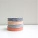 Wool Felt Bracelet Wristband Cuff // Pink & Grey // LoftFullOfGoodies