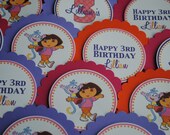 Dora and Boots- Cupcake Toppers