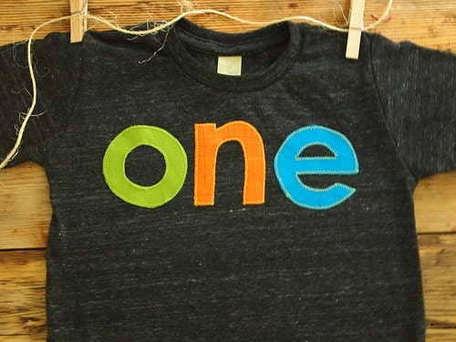 Lime green orange and blue Birthday Tee Organic Blend Colorful Birthday Shirt first birthday etc customize